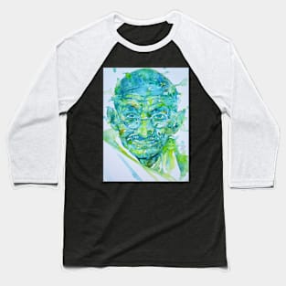 MAHATMA GANDHI watercolor portrait .2 Baseball T-Shirt